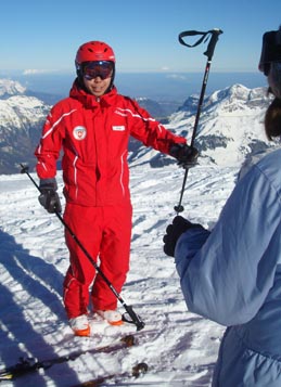 Yi Li, chinese ski teacher